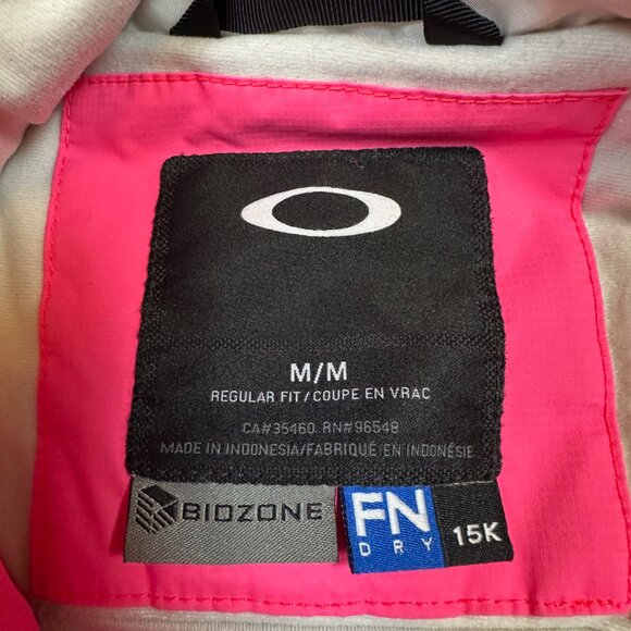 Oakley Women's Showcase Biozone 2.0 Winter Jacket Coat Neon Pink Black Medium - Picture 5 of 6